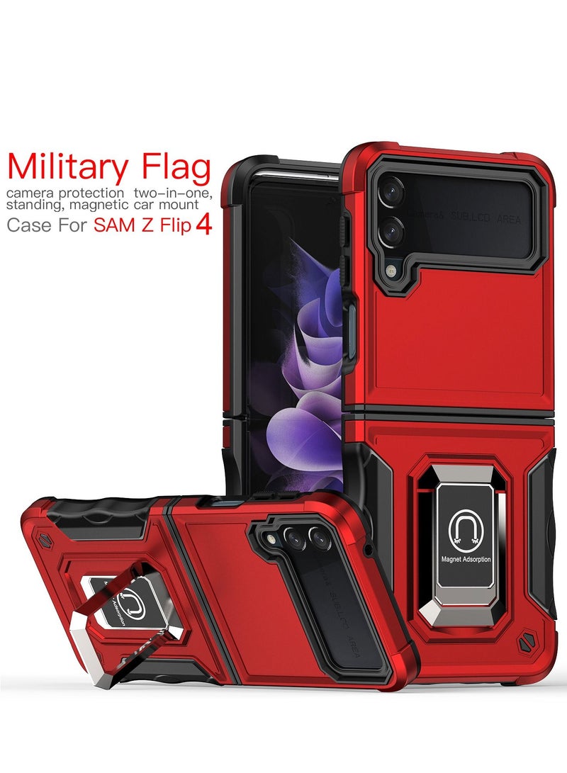 GULFLINK Back Cover Phone Protect Case For Samsung zfilp4 Red - Image 1