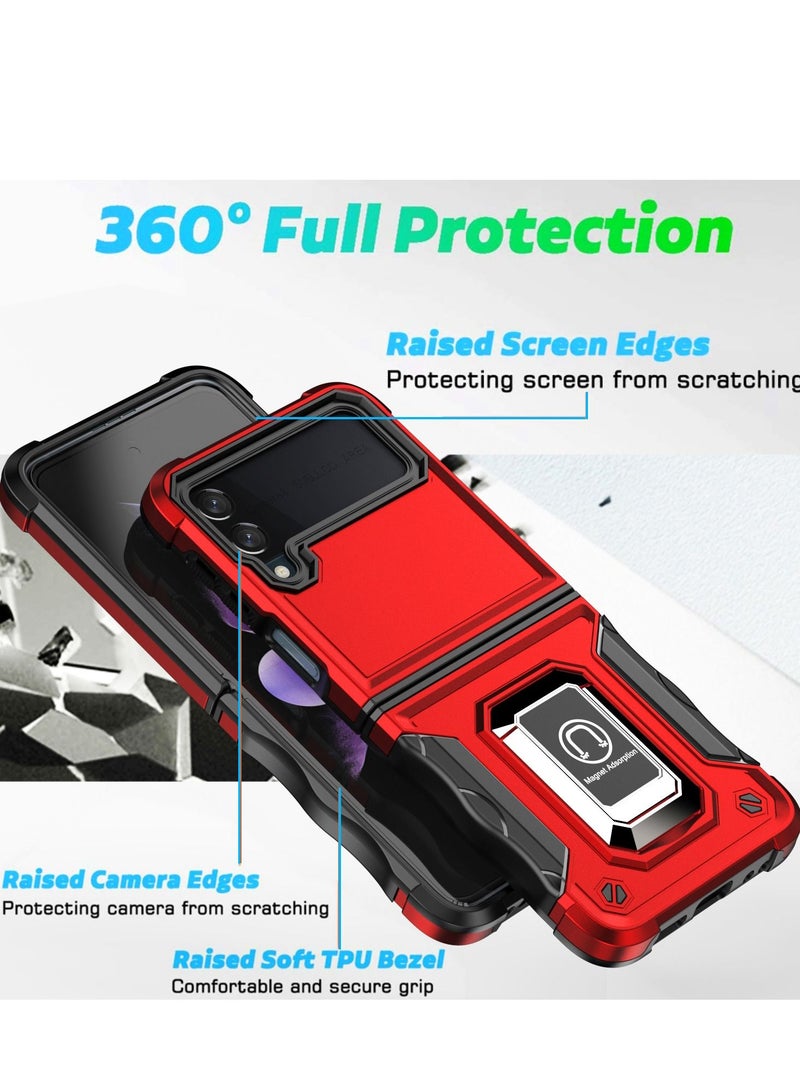 GULFLINK Back Cover Phone Protect Case For Samsung zfilp4 Red - Image 3