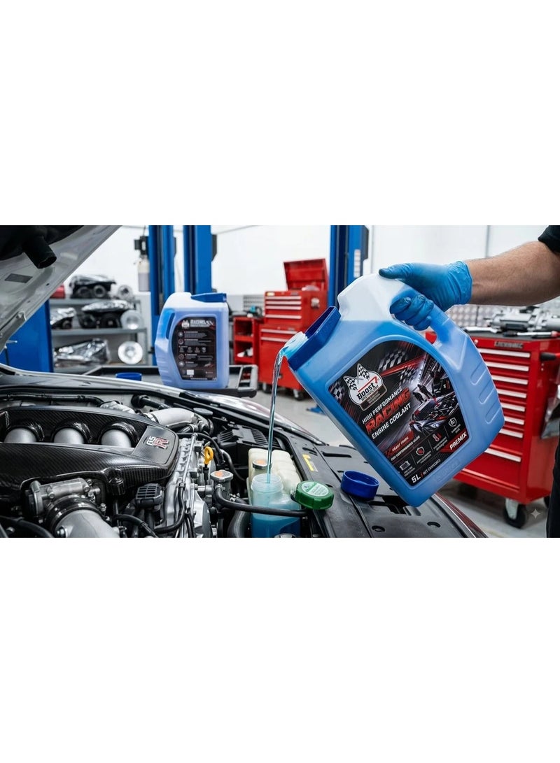Boost Pro Racing Engine Coolant Blue – Track & Competition Formula (5L)