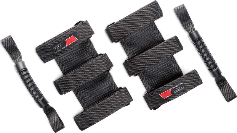 WARN 102653 Epic Trail Gear: Rubber Grip Grab Handles for Roll Cage/Bar, 1 Pair - Image 1