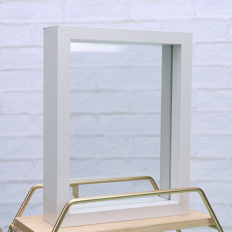 1Pc Double Sided Glass Photo Frame Transparent Specimen Clip Picture Frame - Image 2