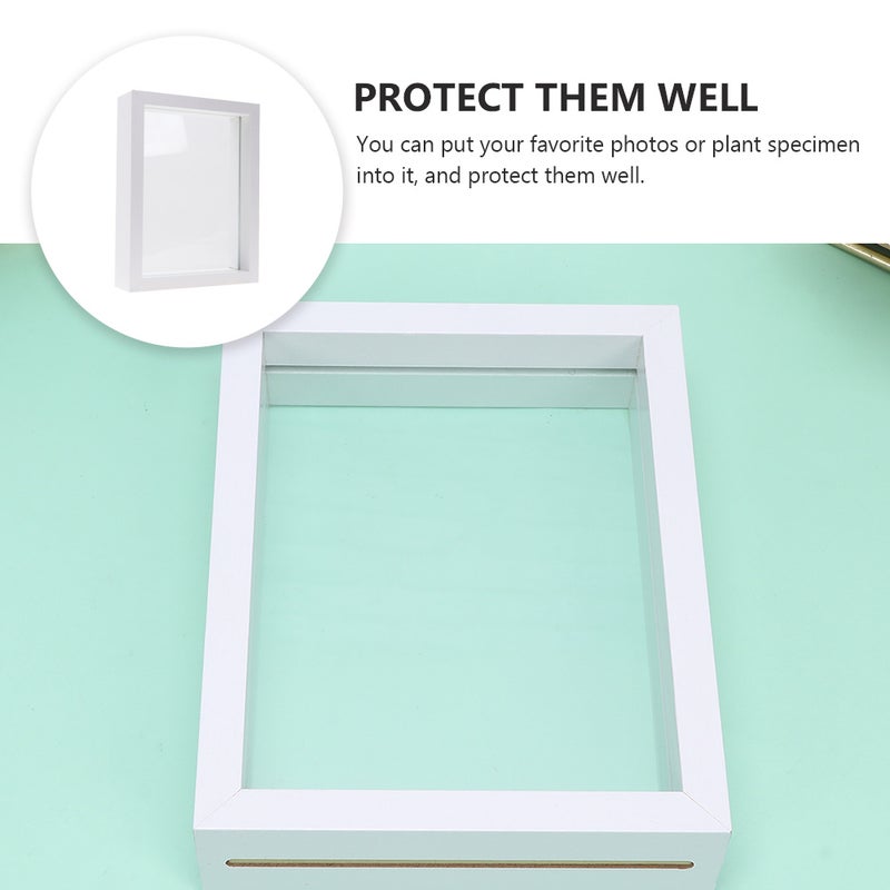1Pc Double Sided Glass Photo Frame Transparent Specimen Clip Picture Frame - Image 4
