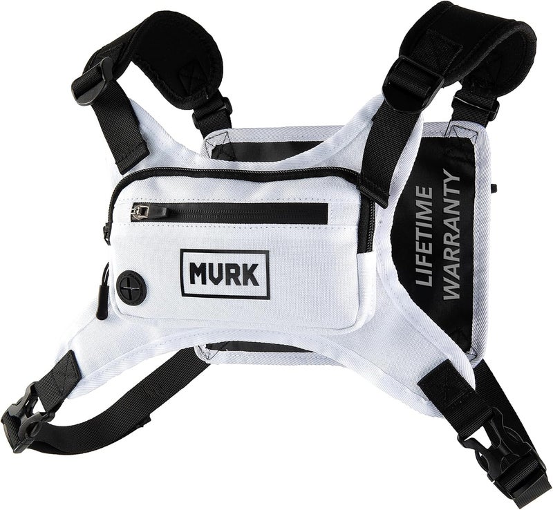 MVRK Water Resistant Chest Pack - Running Vest for Workouts, Running Phone Holder Extra Storage, Lightweight Running Pack - Image 1