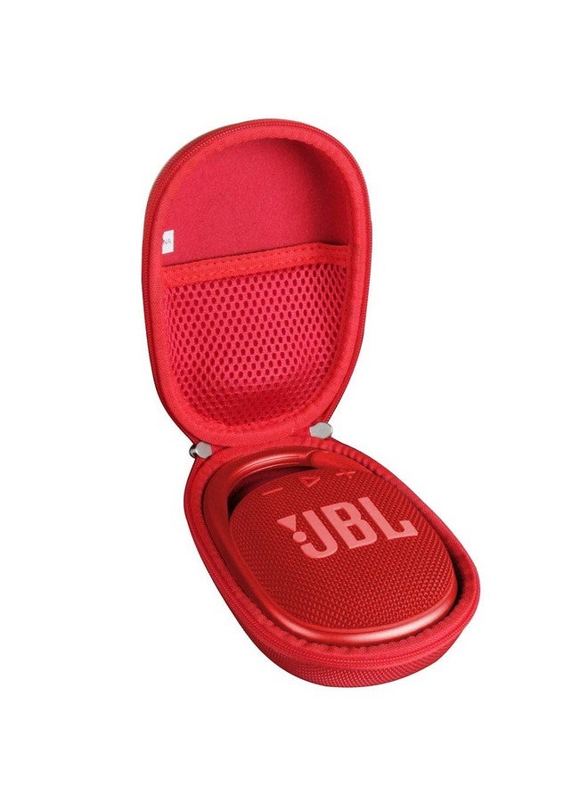 Hermitshell حقيبة سفر صلبة لمكبر الصوت المحمول Jbl Clip 4 Mini Bluetooth (أحمر) - Image 1