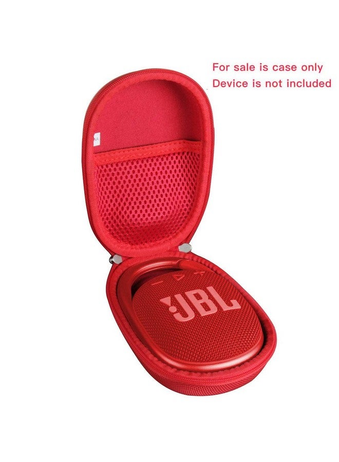 Hermitshell حقيبة سفر صلبة لمكبر الصوت المحمول Jbl Clip 4 Mini Bluetooth (أحمر) - Image 2