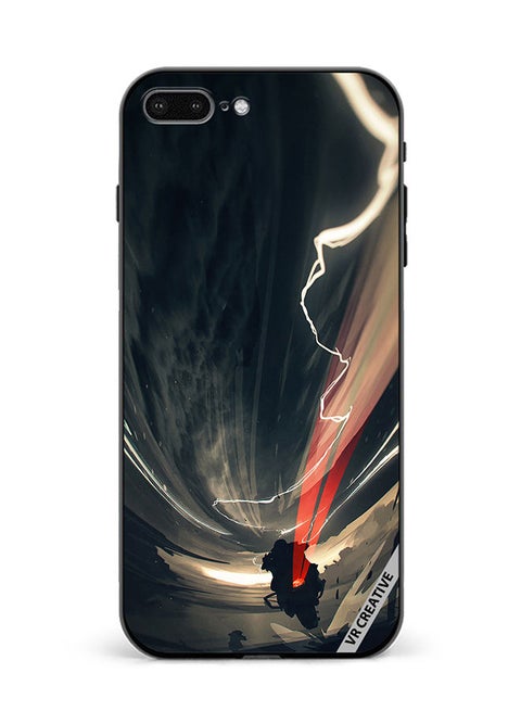 Protective Case Cover For Apple iPhone 7 Plus/8 Plus Abstract Design Multicolour