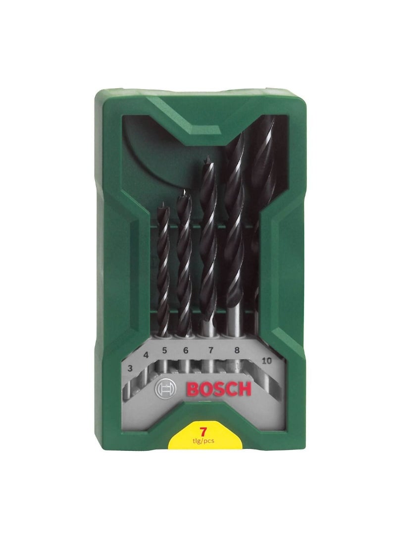 BOSCH Bosch Power Tool Acc Set X-Line Wood Drill Bits 7Pcs 2607019580 