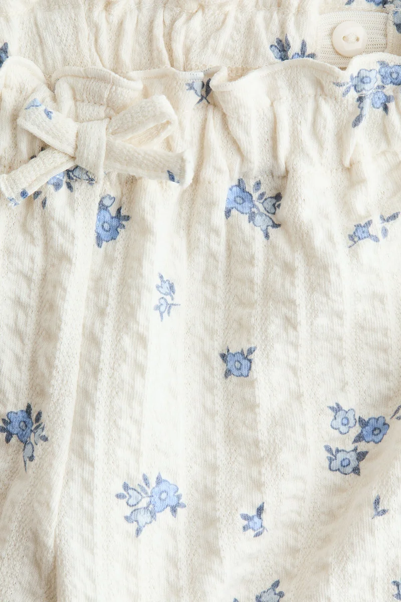 H&M Textured jersey trousers