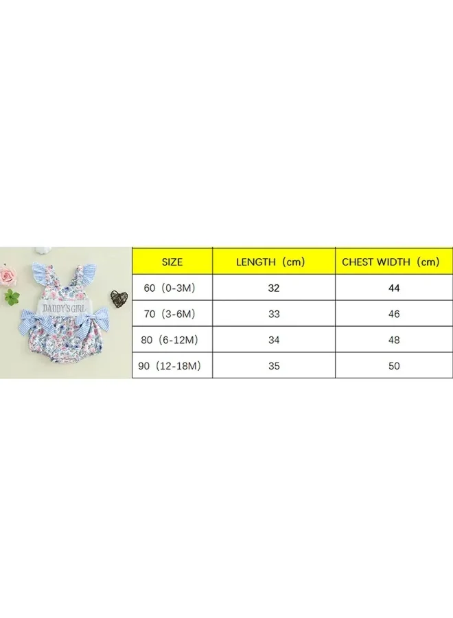 Matching Family Outfits  Matching Family Outfits – Daddy’s Girl Floral Print Baby Romper with Bows & Ruffled Sleeves for Women | Best Price UAE