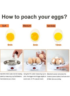 Toshionics 7 Electric Egg Boiler Cooker with Auto Shut-Off  - Image 3