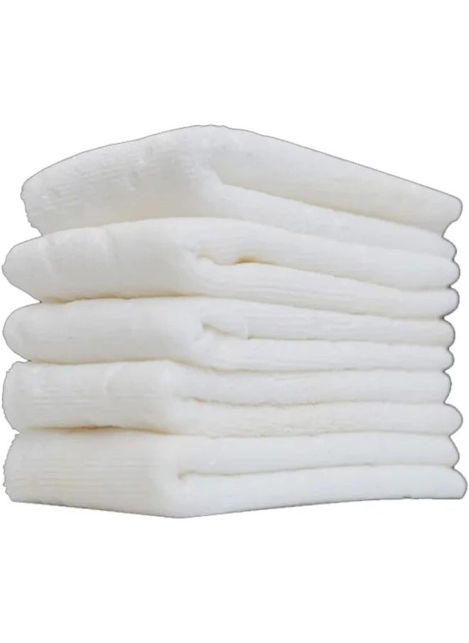 Zalcoon Refreshing Towel Wipes, Cotton Refreshment White Towels (100 Packs, 22x22cm) Mildly Scented Pre-moistened Towels to Use Hot or Cold - Lemon Scent  - Image 5