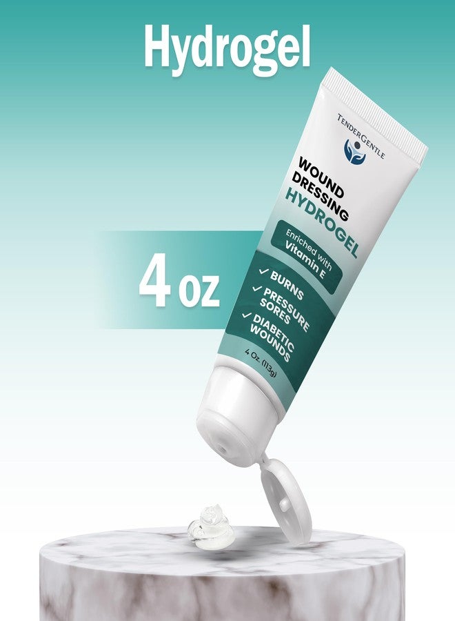 TenderGentle Hydrogel Wound Dressing Ointment - 4 oz Amorphous Hydrogel for Wound Care, Burns, Diabetic Ulcers - Enriched with Vitamin E - First Aid Gel for Medical Facilities and Nursing Homes - Image 2