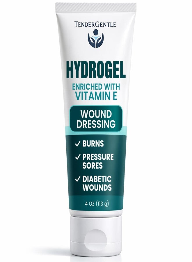 TenderGentle Hydrogel Wound Dressing Ointment - 4 oz Amorphous Hydrogel for Wound Care, Burns, Diabetic Ulcers - Enriched with Vitamin E - First Aid Gel for Medical Facilities and Nursing Homes - Image 1