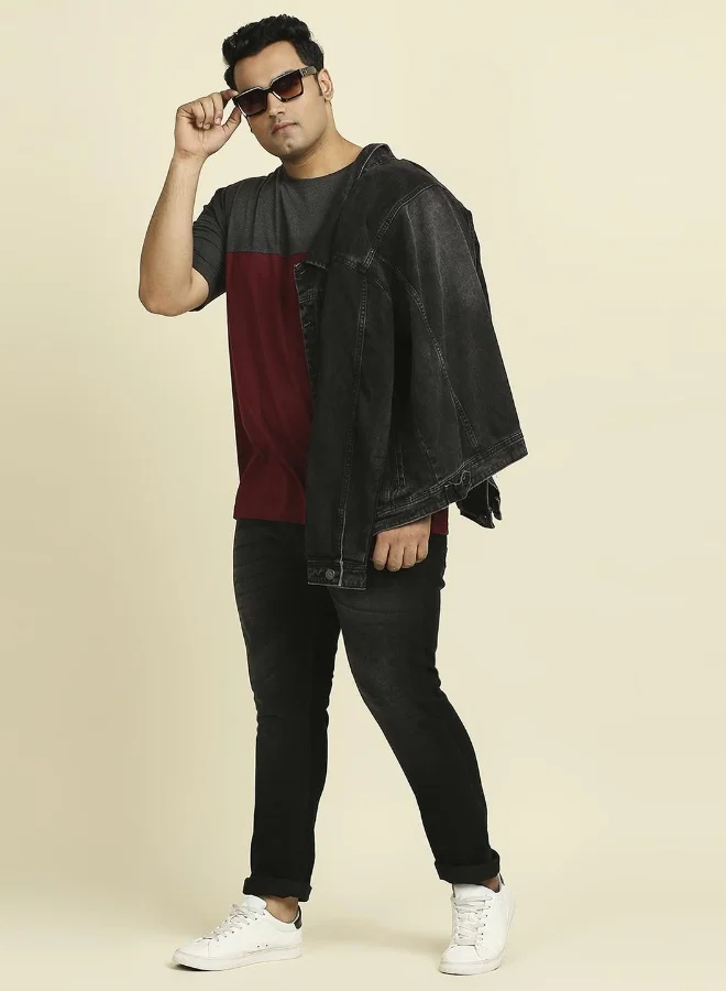 HIGH STAR Men Black Slim Fit Light Fade Stretchable Jeans