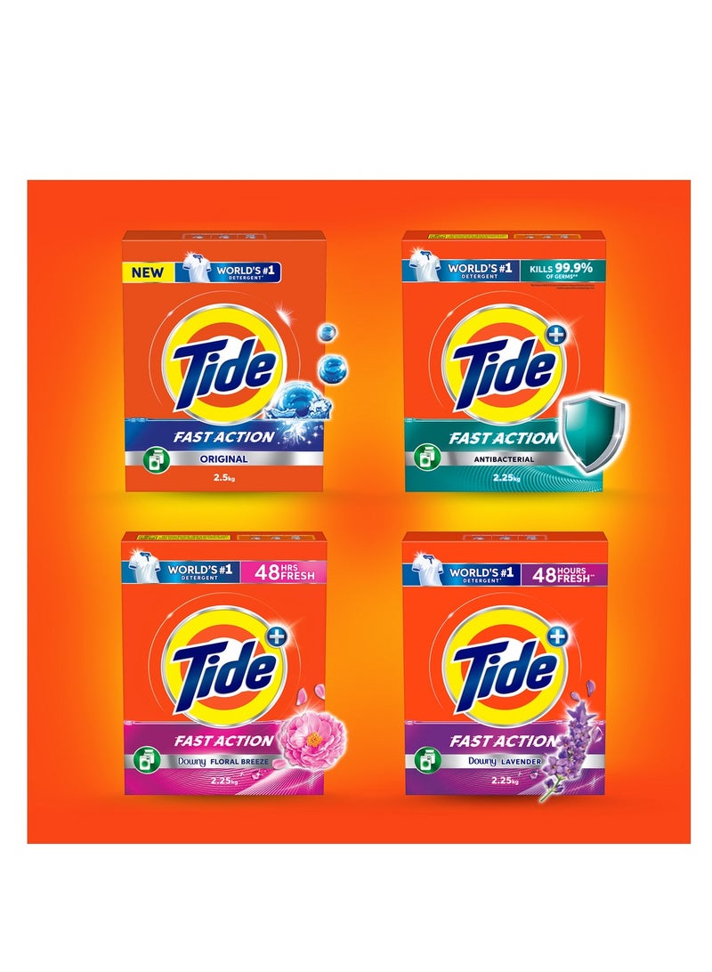Tide Fast Action Laundry Detergent Powder With Floral Breeze 2.25kg  - Image 5