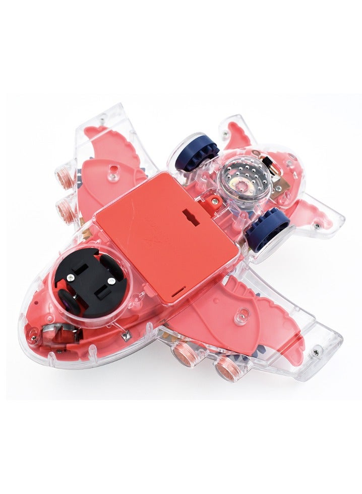 Transparent mechanical plane toy  - Image 4