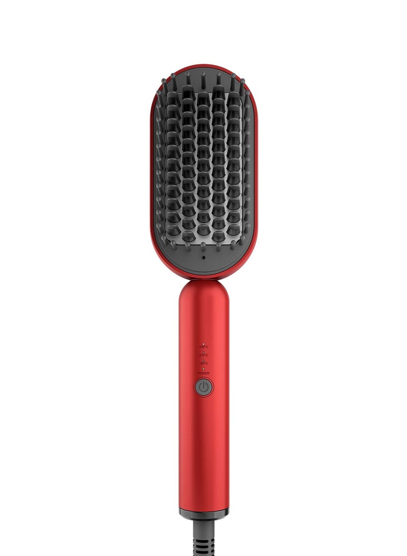 راش براش فرشاة تمليس الشعر Rush Brush S3 lite باللون الأحمر  - Image 2