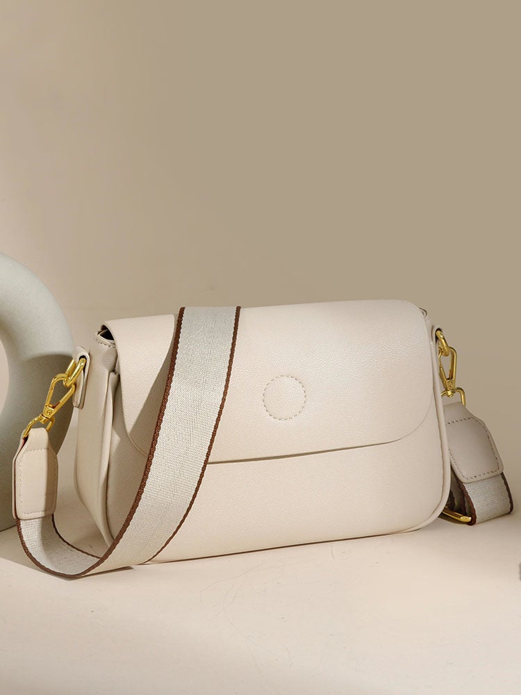 2024 Simple Trendy Cowhide Pattern Small Square Bag With Double Shoulder Straps, Crossbody Bag, Shoulder Bag, Gift For Mom, Women'S Bag, Simple And Versatile - Image 2