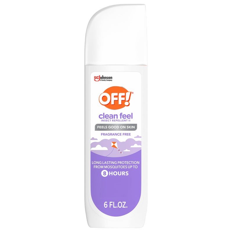 OFF! Clean Feel Insect Repellent Spritz with 20% Picaridin - Long-Lasting DEET-Free Protection from Mosquitoes, Fragrance-Free Pest Control For Ticks & Flies, Camping, Bug Spray - 6 oz - Image 1