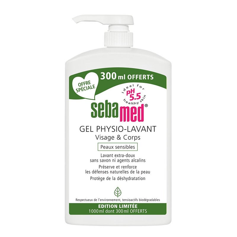 Sebamed Face Body Wash Active PhysioCleanser 1000ml - Image 2