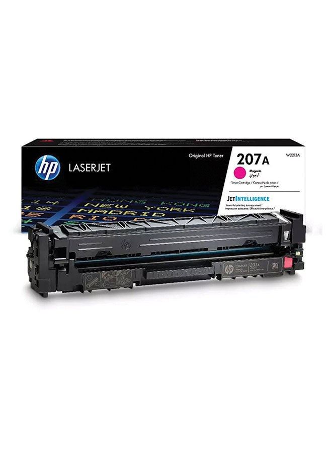 HP 207A Magenta Original LaserJet Toner Cartridge [W2213A] | Works with HP LaserJet Pro M255, M282, M283 Printers - Magenta - Image 1