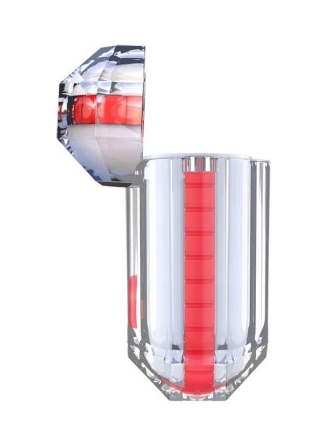 Wireless Earphones Charging Box Transparent TPU Protective Case for Apple AirPods 1/2 Red - Image 3