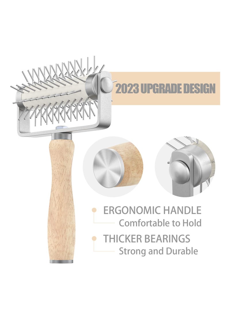 Zikra Stainless Steel Pizza Dough Docker with Spikes, Prevents Blistering for Perfect Crust, Versatile Commercial Grade Kitchen Tool, Effortless Cleaning for Pizza Making. - Image 2