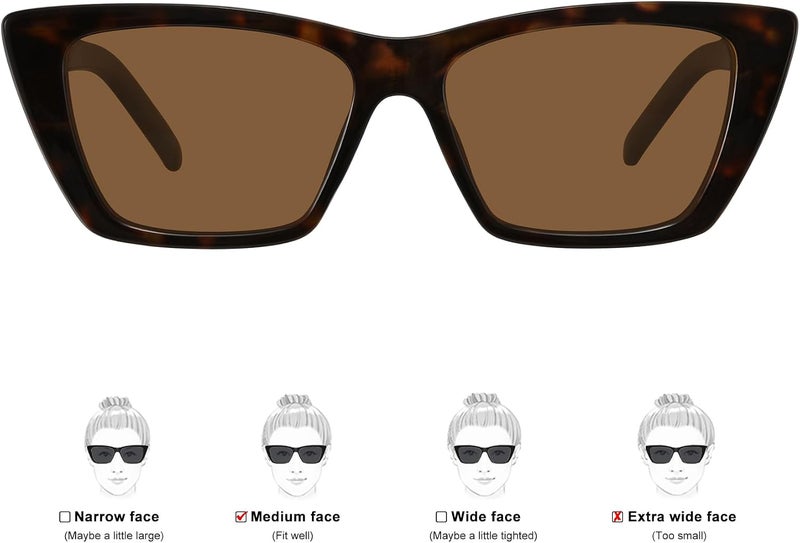 WOWSUN womens 1224 Sunglasses (pack of 1) - Image 4