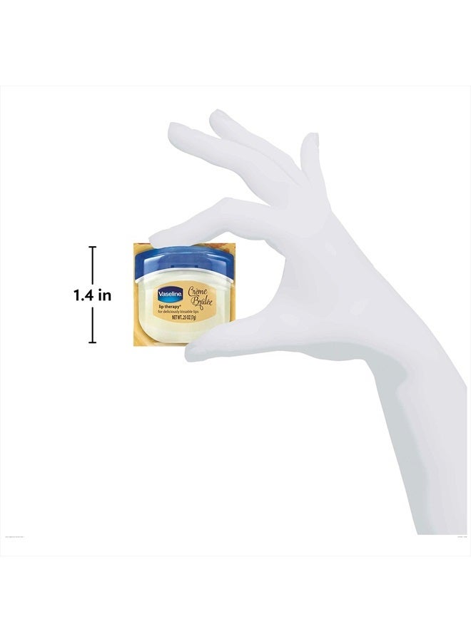 Vaseline Lip Balm for Instantly Soft Smooth Lips Crème Brûlée Lip Balm Locks In Moisture to Improve Hydration 0.25 oz - Image 3