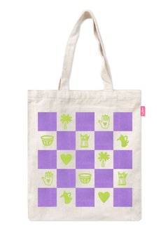 Seen Tote bag, squares 