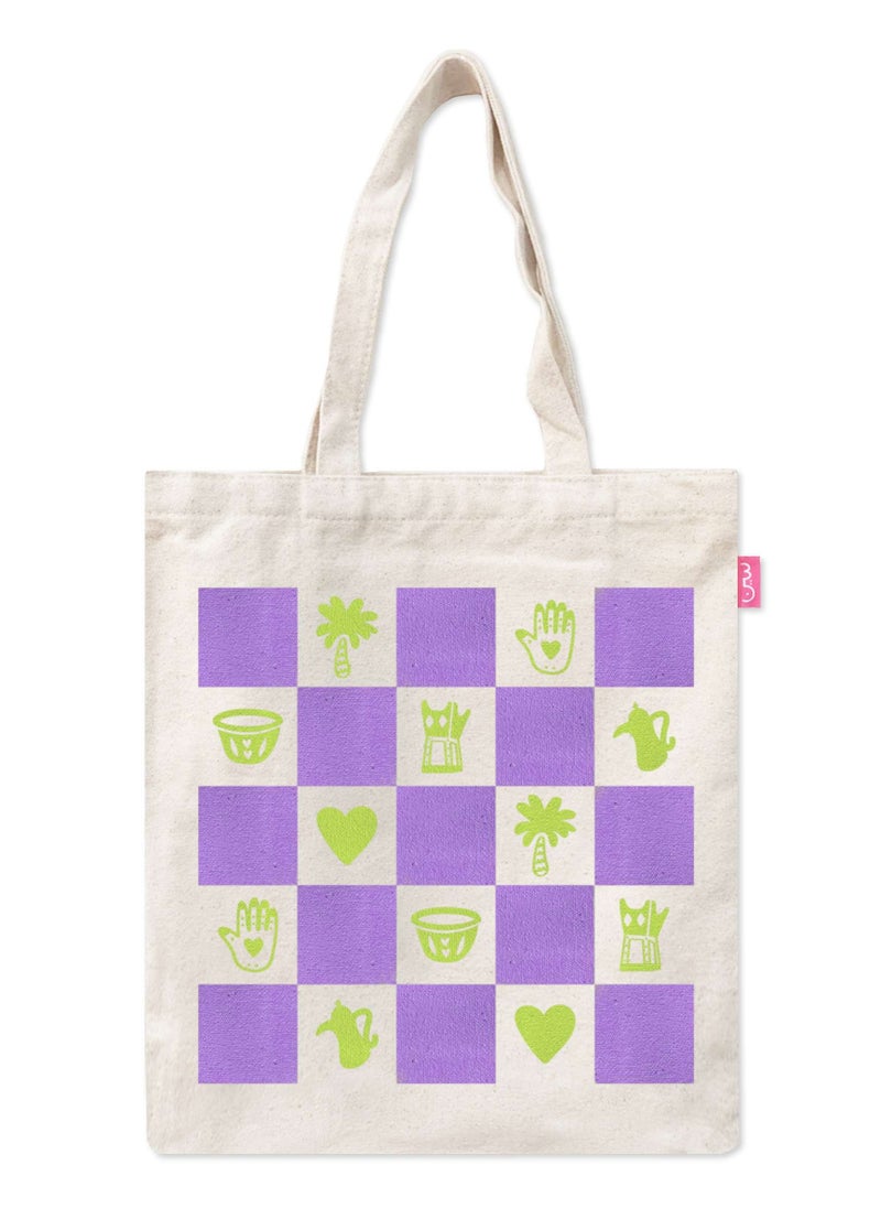 Seen - Tote bag, squares - Image 1