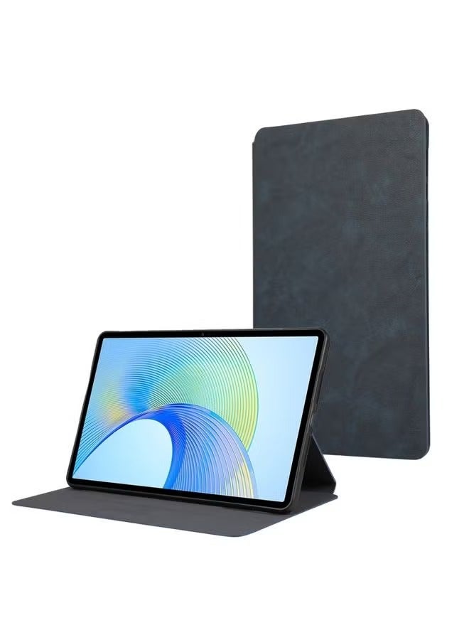 بروماس غطاء حماية لجهاز Honor Pad X9 / X8 Pro TPU Flip Tablet حافظة جلدية واقية باللون الأزرق الداكن