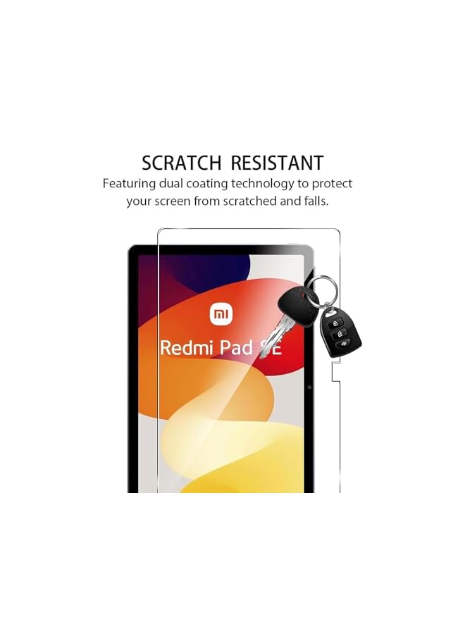 erorex 2 Pack Screen Protector Compatible With Xiaomi Redmi Pad Se 11 Inch 9H Hardness Anti Scratch Tempered Glass Flim Easy Installation  - Image 4