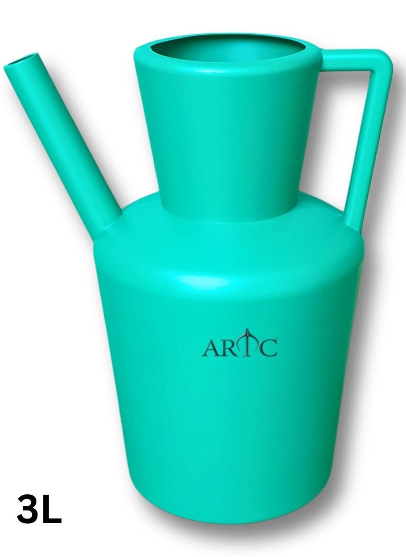 ARTC ARTC Plastic Ibrik for Bathroom & Multipurpose Use – Water Jug for Washroom, Garden, Plants, Home, Indoor & Outdoor Cleaning, Hand Washing – Durable, Lightweight, Portable Watering Can, Ideal for Picnic, Camping, Travel, Green  - Image 1
