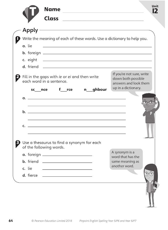 null - Pinpoint English Grammar and Punctuation Year 3: Photocopiable Targeted Practice - Image 1