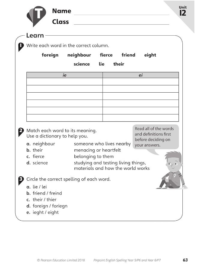 null - Pinpoint English Grammar and Punctuation Year 3: Photocopiable Targeted Practice - Image 1