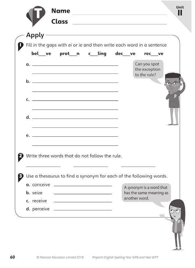 null - Pinpoint English Grammar and Punctuation Year 3: Photocopiable Targeted Practice - Image 1