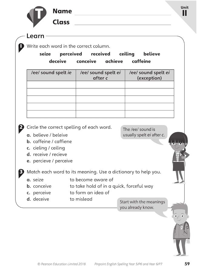 null - Pinpoint English Grammar and Punctuation Year 3: Photocopiable Targeted Practice - Image 1