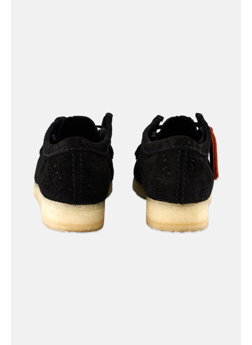 clarks Clarks X Civilist Kids Boy Wallabee Lace Up Casual Shoes, Black  - Image 2