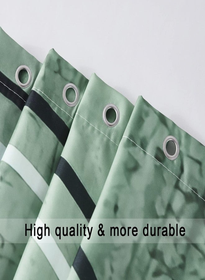 Famiffty Dog Shower Curtain,Funny Shower Curtains 72Wx72L Inch Dachshund Shower Curtain Bath Soap Wash Your Paws Fun Ocean Teal Green Bathtub Vintage Wood Waterproof Polyester Fabric 12 Plastic Hooks - Image 3