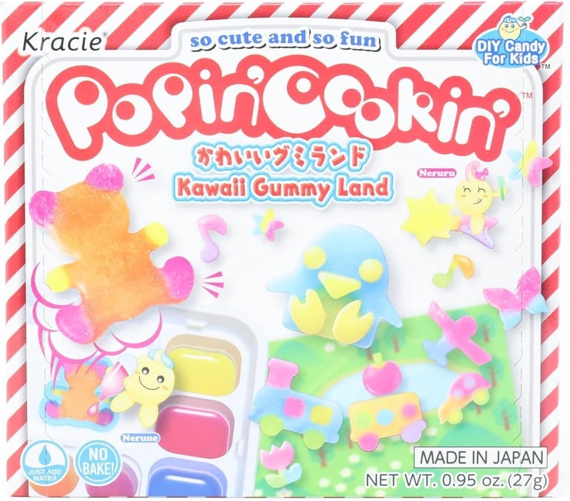 Kracie Popin' Cookin' DIY Gummy Land Candy Kit - Fun and Creative Gummy Making for Kids - Image 1