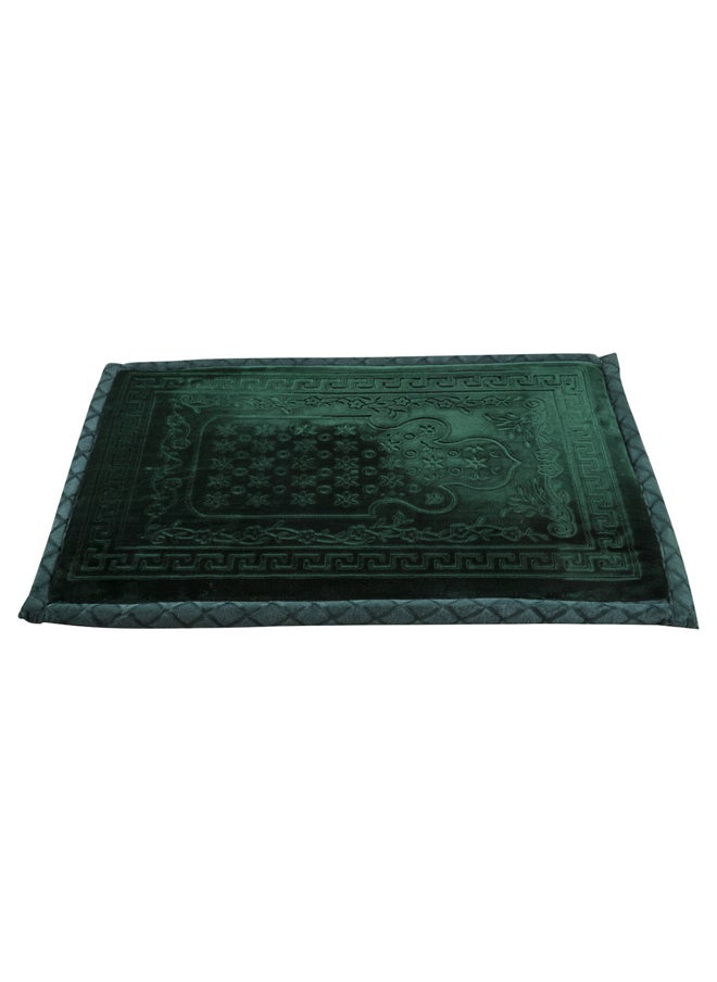 AL SANIDI Memori Foam Prayer Rug, Comfortable Foam Prayer Rug, Green Dark, Size 80*115 Cm  - Image 2