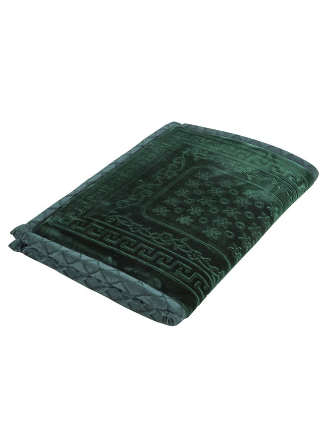 AL SANIDI Memori Foam Prayer Rug, Comfortable Foam Prayer Rug, Green Dark, Size 80*115 Cm  - Image 3