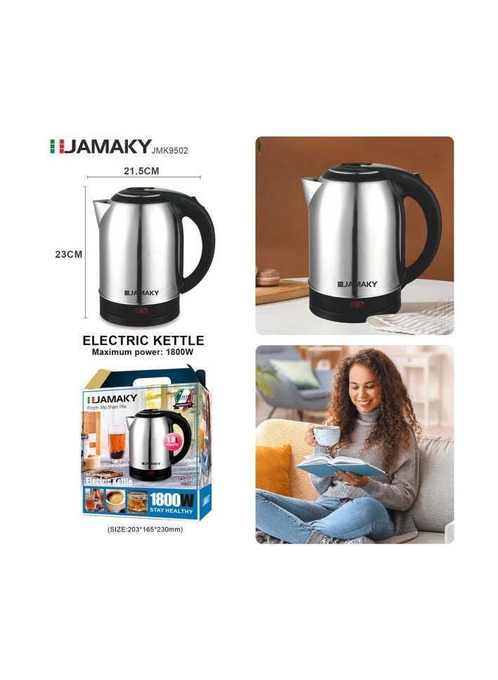 Jamaky JMK9502, Electric Kettle 1.8-Ltr - Image 2