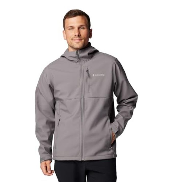 Columbia Men'S Ascender Ii Hooded Softshell Jacket, City Grey, Medium - Image 4
