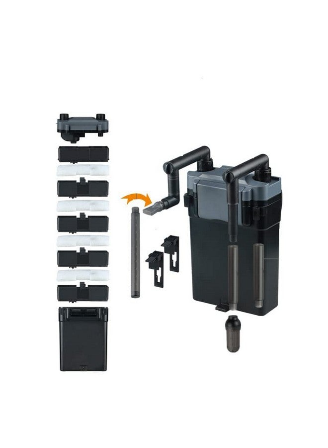 VAYINATO Sunsun Hbl Series Hang On Back Cannister Filter For Aquarium Fish Tank (Hbl-802, 6W, 500L/H, Suitable For 40-60 Cm Tank) By Petzlifeworld - Image 4