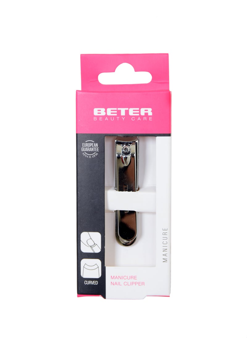 BETER Chrome plated manicure nail clippers with nail file - Image 1