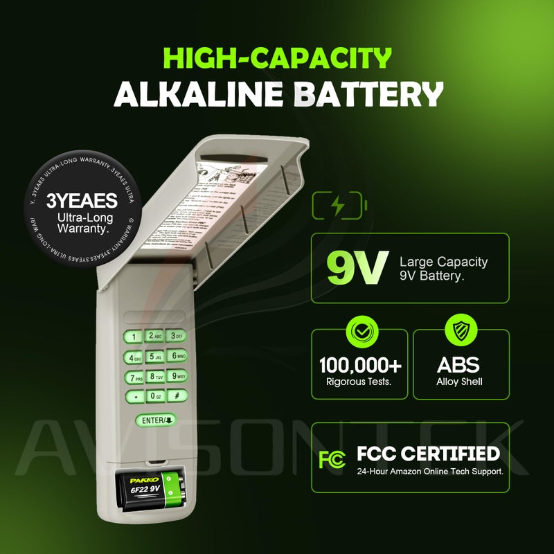 Avisontek Chamberlain 940EV-P2 940ESTD Wireless Universal Garage Door Opener Keypadã€12-Year-Warrantyã€‘ - Image 3