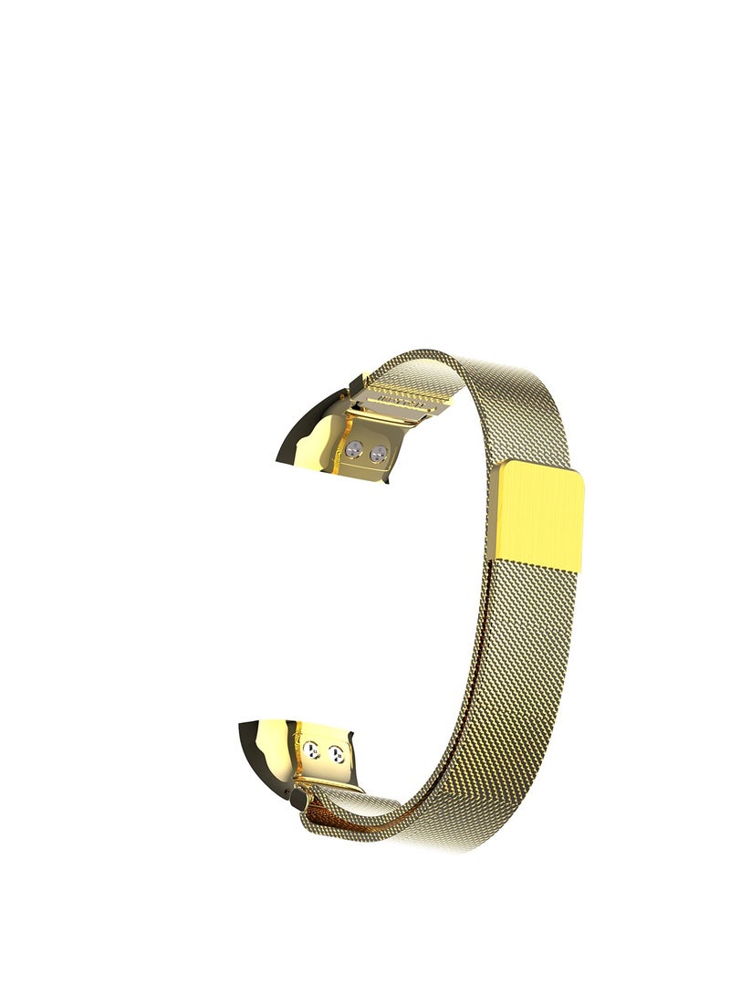 ووتش هونر 4/5 حزام معدني بديل لساعة المعصم الرياضية المعدنية بقفل مغناطيسى سهل الاستخدام ذهبى - Image 1