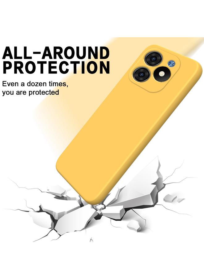 اس-توب جراب لهاتف itel S23+ مصنوع من السيليكون السائل بلون سادة مع تغطية كاملة - Image 3